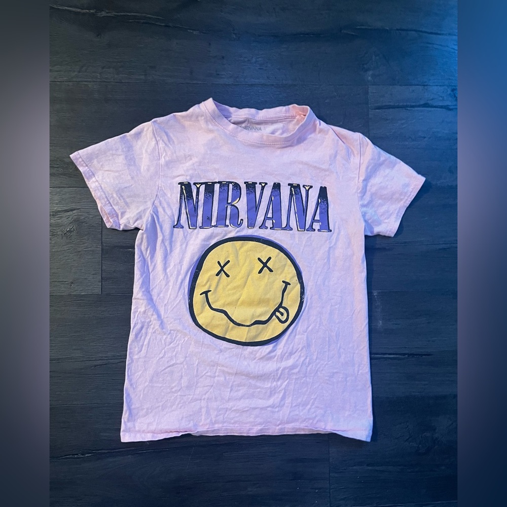 Nirvana Smile Face Graphic Tee